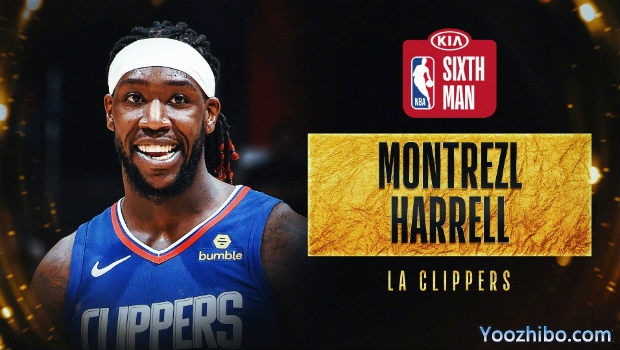 NBA最佳第六人<a href=/halkan/lanqiuzhibo/clippers/ target=_blank class=infotextkey>快船</a>前锋哈雷尔当选