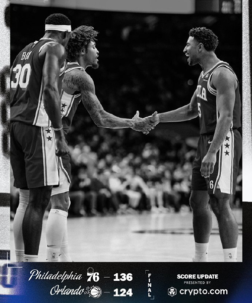 10月28日 NBA常规赛 魔术vs76人 全场录像及集锦