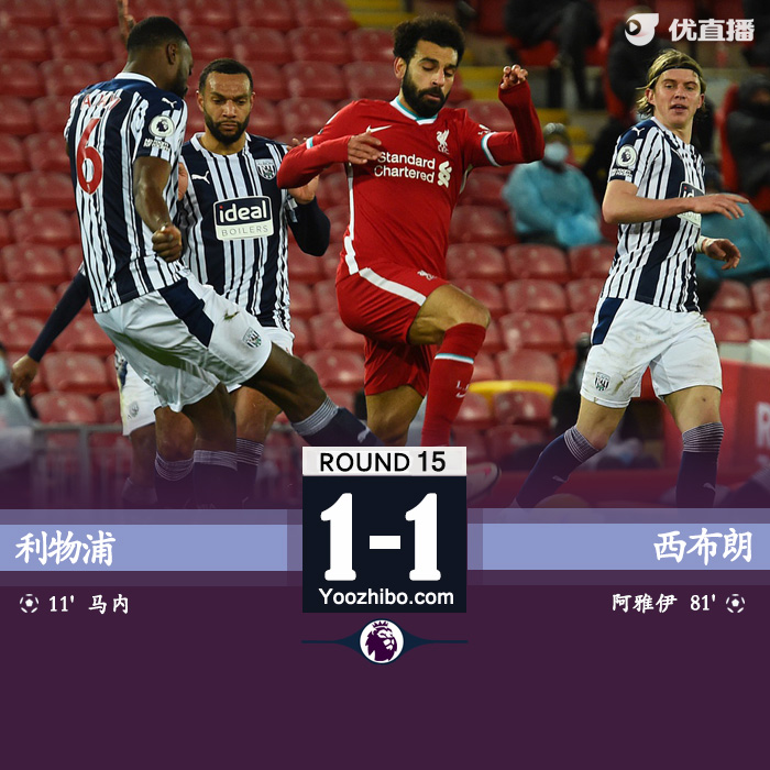 <a href=/halkan/zuqiuzhibo/liverpool/ target=_blank class=infotextkey>利物浦</a>1-1西布朗